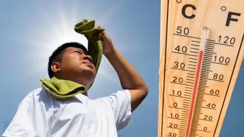 Nắng nóng kỷ lục tại nhiều nước châu Á - Ảnh 1.