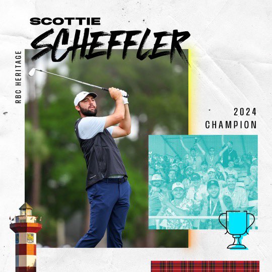 Scottie Scheffler vô địch giải golf RBC Heritage - Ảnh 1.
