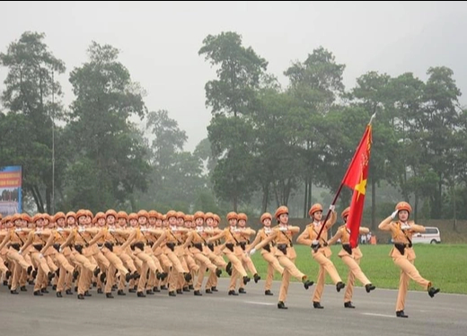 Ảnh: Hợp luyện diễu binh, diễu hành kỷ niệm 70 năm Chiến thắng Điện Biên Phủ - Ảnh 9.
