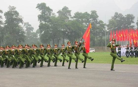 Ảnh: Hợp luyện diễu binh, diễu hành kỷ niệm 70 năm Chiến thắng Điện Biên Phủ - Ảnh 7.