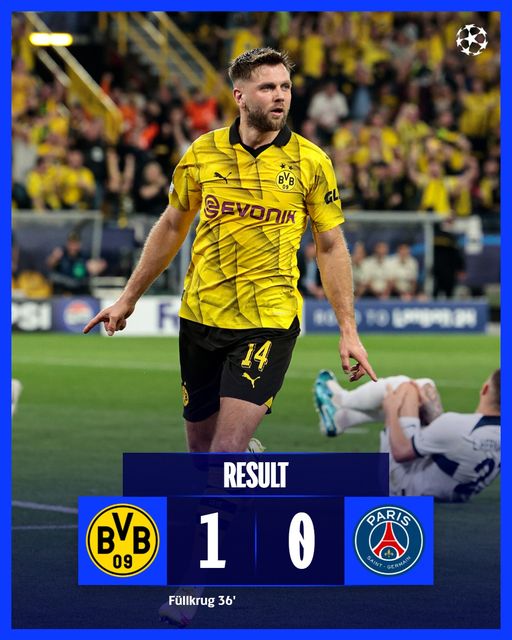 Dortmund thắng tối thiểu trước PSG ở lượt đi bán kết Champions League - Ảnh 1.