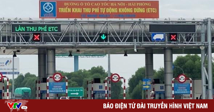 The pilot of automatic toll collection on the Hanoi – Hai Phong Expressway has been postponed