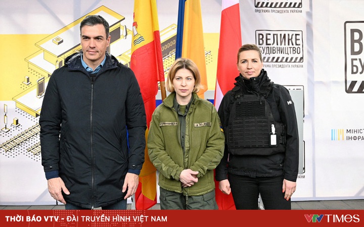 Prime Ministers of Spain and Denmark visit Ukraine