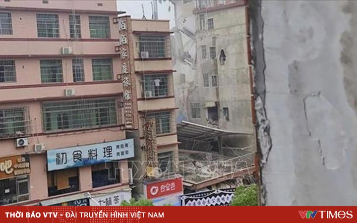 The collapse of a 6-storey building in China: More than 60 people are confirmed to be trapped or missing