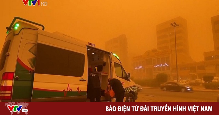 Severe sandstorm in Iraq and Kuwait