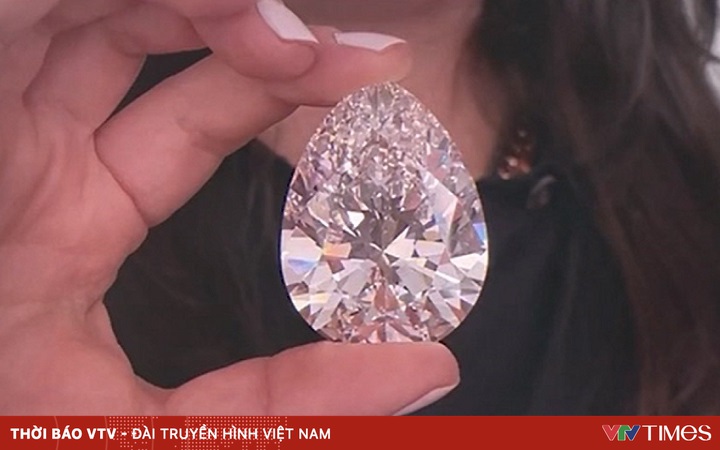 Auction of white diamond weighing 228.31 carats