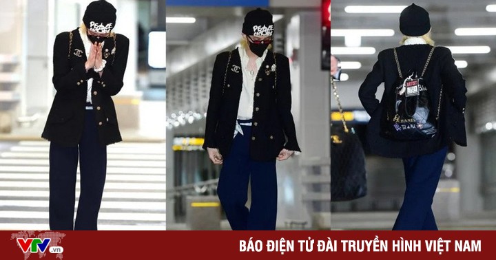 G-Dragon thu hút sự chú ý với thời trang sân bay