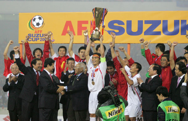 Việt Nam giành AFF Cup năm 2008 được xem là một bất ngờ của bóng đá châu Á.