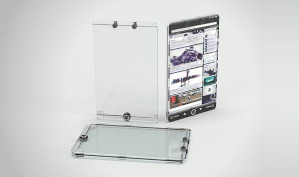 Mẫu thiết kế smartphone với chất liệu bằng thủy tinh
