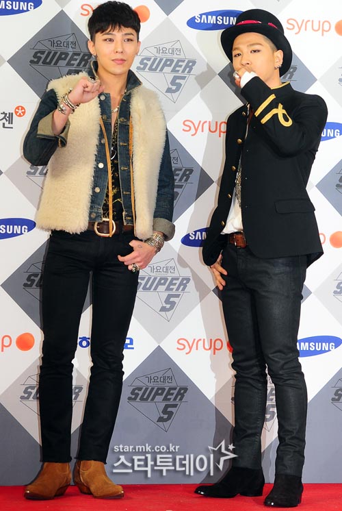 G-Dragon và Taeyang thu hút mọi ánh nhìn