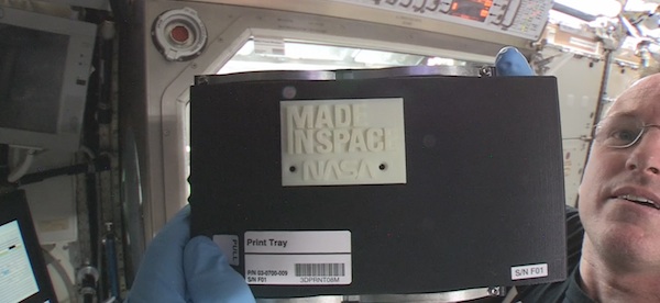 Sản phẩm in 3D đầu tiên trên trạm không gian