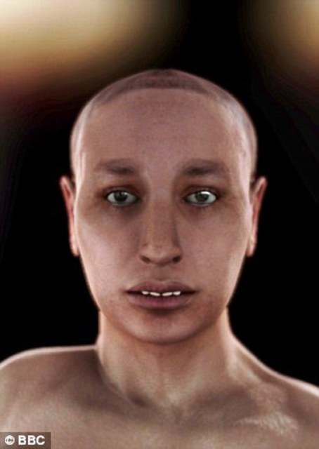 Khuôn mặt thực tế của vua Tutankhamun qua kỹ thuật tái hiện hình ảnh.