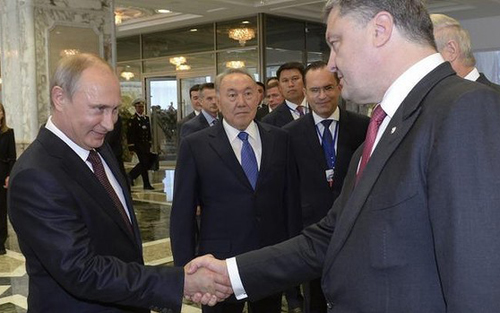 Tổng thống Nga và Ukraine gặp mặt song phương