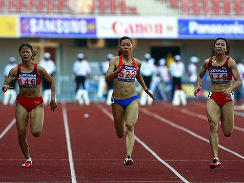 Vũ Thị Hương sẽ thi đấu vòng chung kết 200m nữ