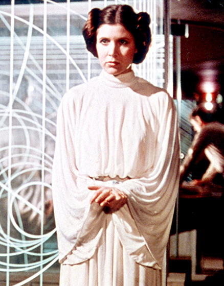 Nữ diễn viên xinh đẹp xuất hiện trong bộ phim đình đám Star Wars năm 1977 trong vai công chúa Leia. Sau đó, cô tiếp tục thể hiện vai diễn này trong bộ phim The Empire Strikes và The Return of Jedi