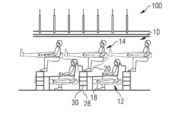 
Thiết kế chỗ ngồi mới cho phép hành khách ngồi thoải mái hơn trên máy bay
