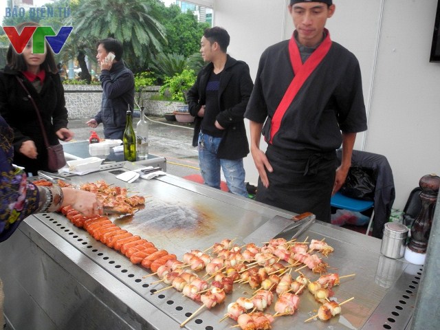 
Trải nghiệm ẩm thực Nhật Bản là điểm nhấn của lễ hội
