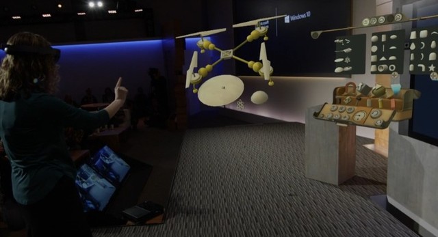 Người dùng có thể chế tạo mô hình 3D trong không gian 3D như những bộ phim khoa học viễn tưởng