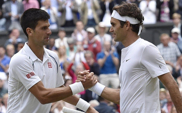 Bộ đôi làng banh nỉ Federer - Djokovic cũng góp mặt (Ảnh: AP)