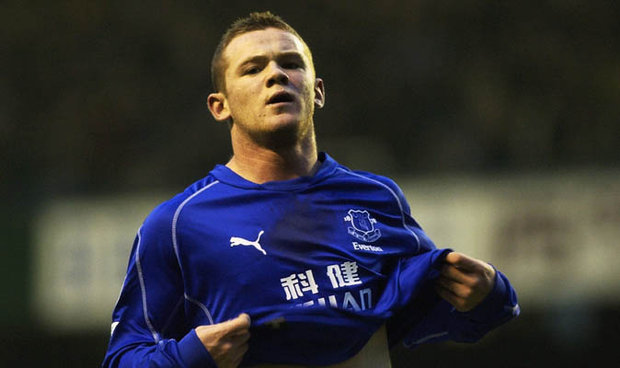 Rooney thời còn ở Everton