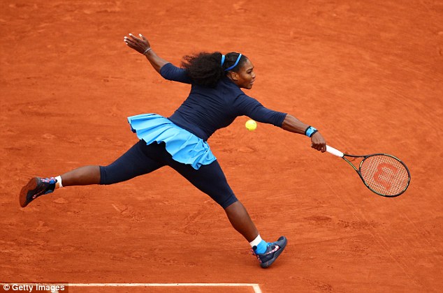 
Serena Williams nhọc nhằn giành quyền vào chơi chung kết Pháp mở rộng 2016. Ảnh: Getty
