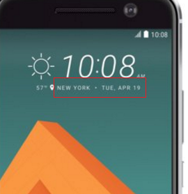 Ngày hiển thị trên màn hình thiết bị được cho là HTC 10 có thể chính là ngày ra mắt sản phẩm