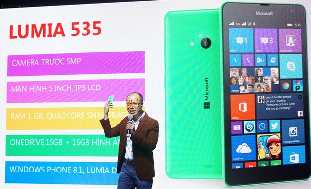 Thông số kỹ thuật của Lumia 535