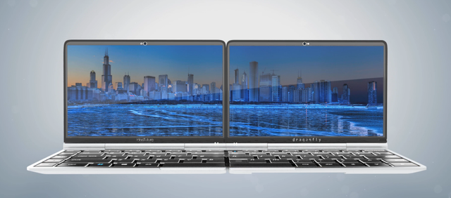 Kết hợp 2 màn hình lại để có được một chiếc laptop màn hình siêu dài