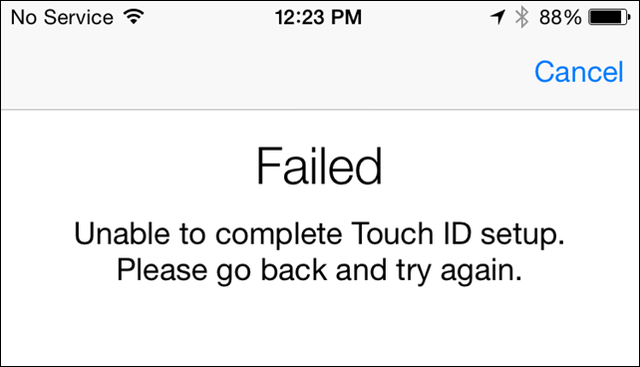 Nhiều người dùng phản hồi về lỗi cài đặt Touch ID sau khi nâng cấp lên