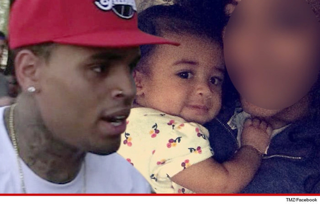 Hình ảnh hiếm hoi về con gái của Chris Brown