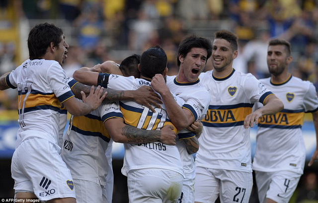 
Boca Juniors đã có thắng lợi 1-0 nhờ bàn thắng duy nhất của hậu vệ Monzon
