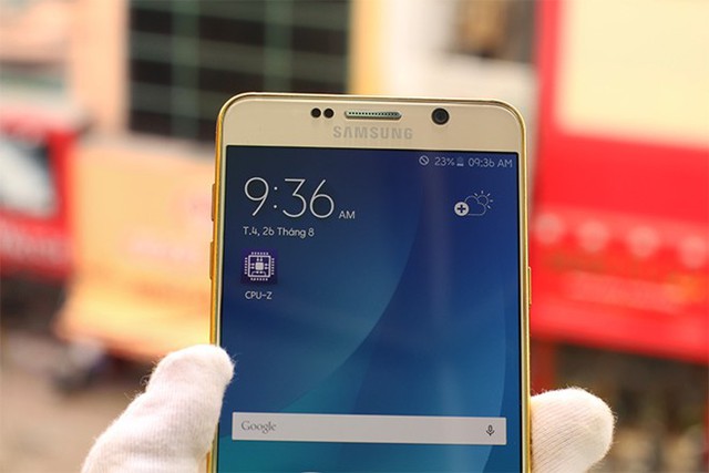 Galaxy Note 5 được mạ vàng tại Việt Nam