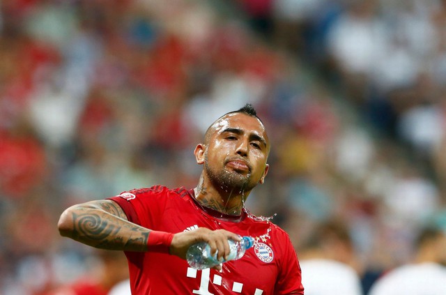Tân binh Arturo  Vidal trong màu áo CLB Bayern Munich