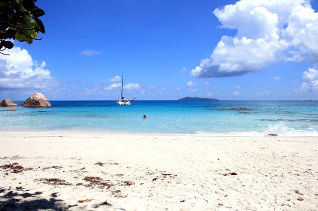 Anse Lazio, đảo Praslin, Seychelles. (Nguồn: AFP)