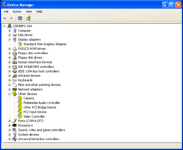 Danh sách các phần cứng của máy tính trong Device Manager