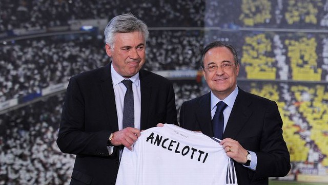 Chủ tịch Florentino Perez đã có một quyết định đầy nghiệt ngã với HLV Carlo Ancelotti