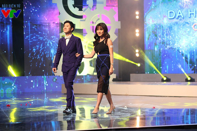 
Mai Trang - Tuấn Hải với giải phụ cặp đôi nhảy ấn tượng nhất.
