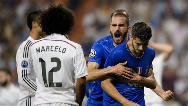 Chiellini và Morata đã có ngày thi đấu đáng nhớ. Bên kia chiến tuyến, Marcelo cũng chơi hay không kém.