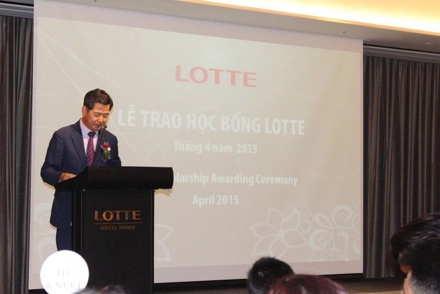 Ông Lee Jong Kook - CEO của Lotte Việt Nam gây ấn tượng với một bài phát biểu bằng tiếng Việt