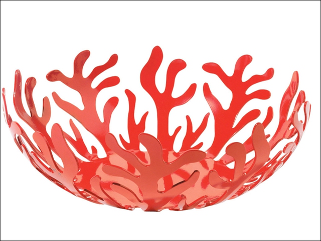 Rổ bày hoa quả ấn tượng có hình san hô của Alessi.