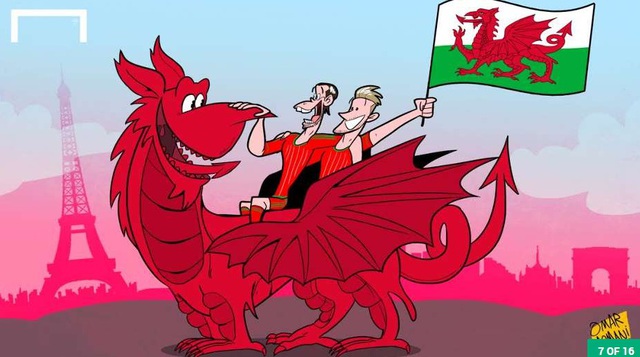 
Gareth Bale và Aaron Ramsey được coi là những người anh hùng đưa xứ Wales đến với VCK Euro 2016.
