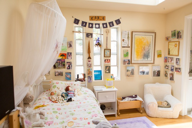 
Một căn phòng khác dành cho trẻ nhỏ mang phong cách cực dễ thương.
