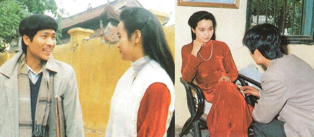 
Nổi tiếng với vai cô Trúc trong phim truyền hình Những ngọn nến trong đêm (2002) nhưng Mai Thu Huyền làm quen với phim ảnh từ năm 1995, khi mới 16 tuổi. Trong hình là Mai Thu Huyền bên nghệ sĩ Quốc Tuấn trong Hà Nội mùa đông năm 46 (1996)- bộ phim điện ảnh đầu tiên trong sự nghiệp của cô.
