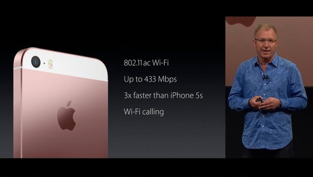 iPhone SE có tốc độ kết nối nhanh gấp 3 lần so với iPhone 5S
