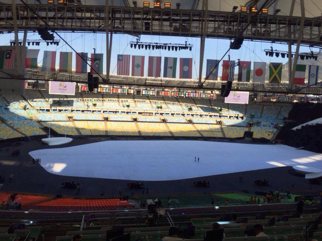 
Kinh phí cho Lễ khai mạc được tiết lộ chỉ bằng 1/10 Lễ khai mạc Olympic London 2012.
