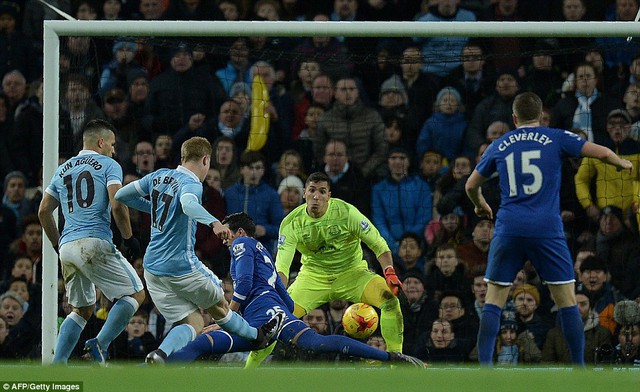 Kevin de Bruyne ghi bàn thắng thứ 2 cho Man City ở phút 70