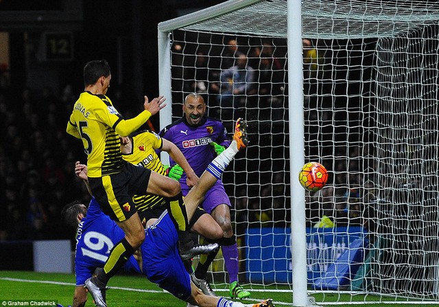 Chelsea chia điểm trước đội chủ nhà Watford tại vòng 24 Ngoại hạng Anh