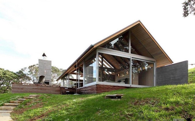 Căn nhà bằng kính tại New Zealand là một trong những ý tưởng tuyệt vời để giải phóng không gian và khiến căn nhà trở nên thú vị, mang tính hiện đại hơn.