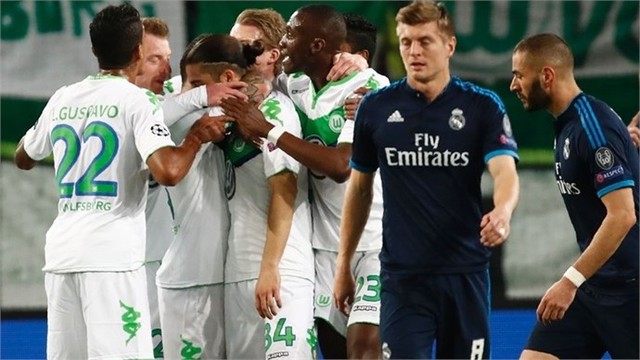 
Ở trận tứ kết lượt đi, Real Madrid bất ngờ thất bại với tỉ số 0-2 ngay trên sân của Wolfsburg.
