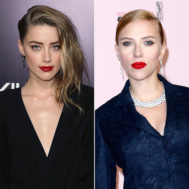 
Cô đào Amber Heard - vợ của tài tử Johnny Depp - có vẻ ngoài rất giống nữ diễn viên Scarlett Johansson
